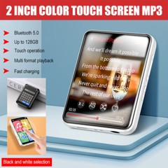 Support 128G MP3 Player Bluetooth HiFi Lossless Sound Music Recorder FM Radio US