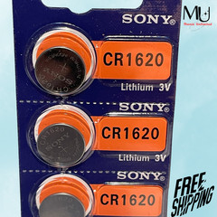 CR1620 SONY 5xPack 3V Lithium Fresh Stock Expire 2033+ DL1620 ECR1620 LM1620