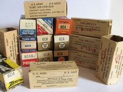 U.S.A. made Various Brands 6C4 Tube-Price is for ONE, New Old Stock / New In Box