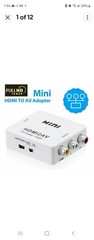 HDMI2AV Mini Converter HDMI To AV Adapter HDMI to RCA 1080P HD Video Audio