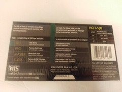 Fuji HQ T-160 Standard Grade VHS Video Tape Up To 8 Hour Recording Time New