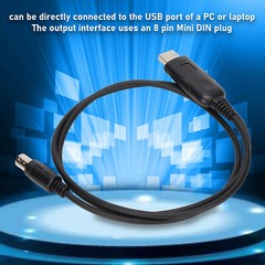 8 Pin Mini Din To USB 8 Pin Din Female To USB Cable PVC Write Frequency Cable 8