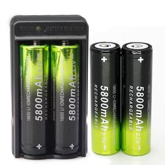 SKYWOLFEYE 3.7V Rechargeable Li-ion Battery Button Top Cell For LED Flashlight