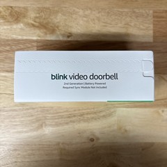 Blink Wireless Video Doorbell 2nd Gen Newest Model Black HD 2 Year battery Life