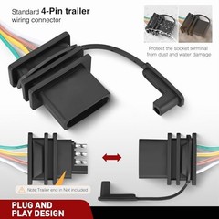 4 Pin Trailer Wiring Harness Kit 56370 Vehicle Standard 4 Honda CRV 2017-2024