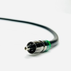 RCA Audio Cable, Solid Copper Core 18AWG, 75 Ohm, Gold Plated Pin, 1ft to 200ft