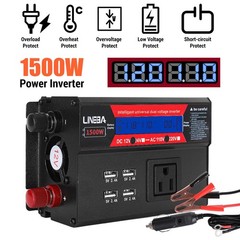 5000W Car Power Inverter 12V 24V to AC 110V Modified Sine Wave Solar Converter