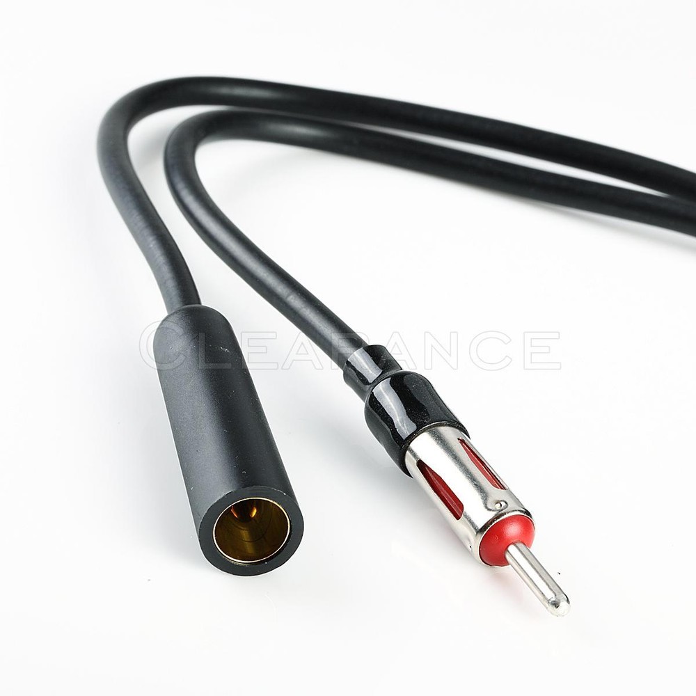 6′ Feet Universal Male to Female Extension Radio AM/FM Car Antenna Adapter Cable