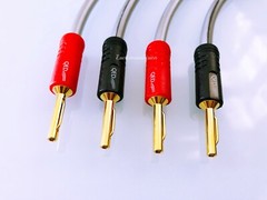 QED REFERENCE XT40i 4x 20cm Speaker Jumper Cables Terminated Qed Airloc Plugs