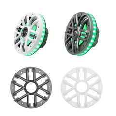 Recoil M1-65K Marine & UTV/ATV Coax Spkrs, Spkr Rings, Controller W/ BLK GRILL