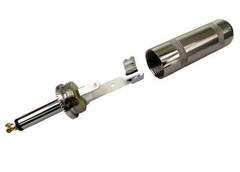 ProCraft Jumbo 1/4″ Shielded Mono Plug. Gold Tip with Nickel Finish. (PC-TJ036)