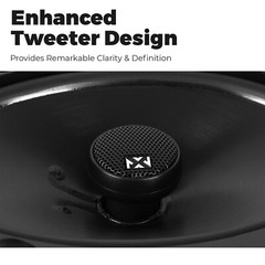 NVX!! NSP69 | 2-Way Coaxial 6×9 220 Watt Car Audio Speakers | Silk Dome Tweeter
