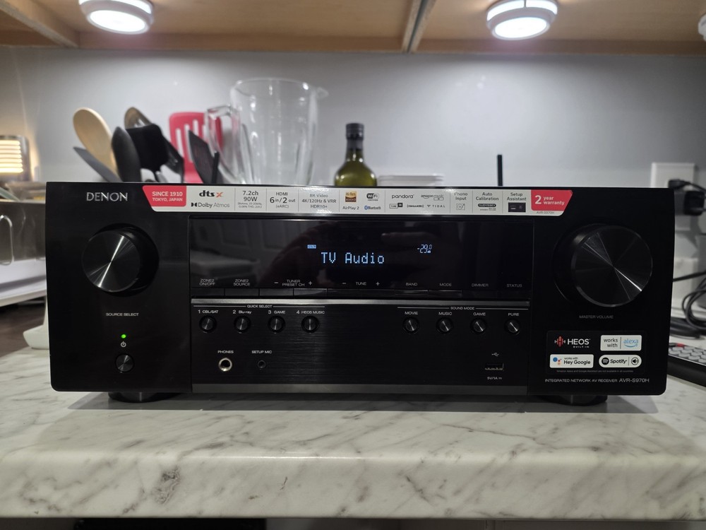 Denon AVR-S970H 7.2 Channel Network A/V Receiver