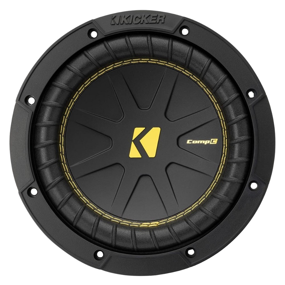Open Box Kicker 50CWCD84 CompC 8″ Subwoofer 400W, Ribbed Polyurethane Surround