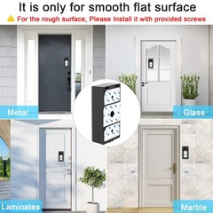 Adhesive Mount Doorbell Bracket No Drill Compatible Ring Video Doorbell Holder