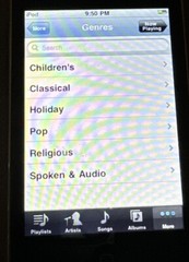 Apple iPod 2nd Generation Touch (8 GB) A1288 Good Used 346 Songs 4.2.1 IOS