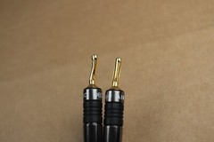 Qed Silver Special 25th anniversary edition Speaker Cable ( 4pc-2ft. ) mad in UK