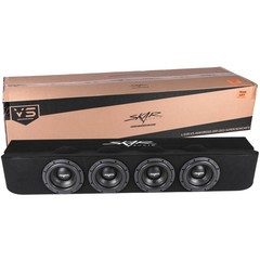 NEW QUAD 8″ 3200W LOADED SUB BOX FITS 2017-2025 FORD SUPER DUTY SUPERCREW CAB
