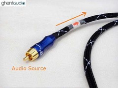 E03 (0.5m 1.5ft) — Digital Coax 75Ω RCA/Phono(male to male) 4N-OFC Audio Cable
