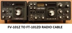 YAESU FT-101ZD TO FV-101Z EXTERNAL VFO CONNECT CABLE! *NEW* *FREE USA SHIP!*
