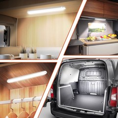 4x 12V LED Interior Light Bars 120LED 2800LM Lights with ON/Off for Car RV Truck