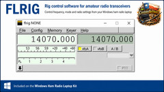 Windows Ham Radio Laptop Kit 128GB Digital Modes JS8Call FLDIGI WSJT-X Winlink
