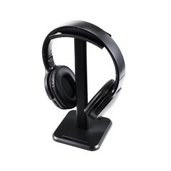 Universal Metal Headphone Stand Weighted Gaming Headset Holder Desk Organizer Bl
