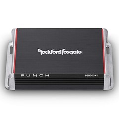 Rockford Fosgate Punch PBR300X2 300W 2-Channel Compact UTV Motorcycle Amplifier