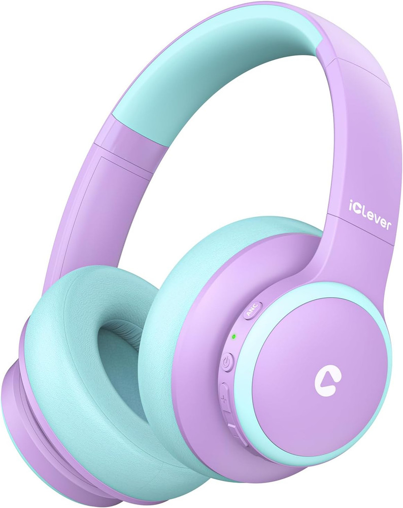 BTH26 Active Noise Cancelling Headphones for Kids, 60H Play Time, Safe Volume 80