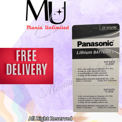 2 X PACK PANASONIC FRESH STOCK CR1616 LITHIUM 3V BATTERY EXP2034+ FREE SHIP