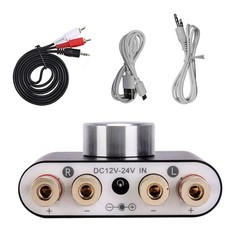 Black Mini Bluetooth 5.0 Digital Power Amplifier HiFi Stereo Audio 50W+50W