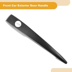 Front Car Exterior Door Handle for VW Beetle 1947-2003 Black ABS, Metal 1 Set