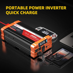 BELTTT 2000W Pure Sine Wave Inverter, Car Power Inverter 12V to 120V AC Converte