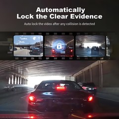 4K Dash Cam Front Dash Camera Super NIght Vision WIFI&GPS With 64GB SD Card