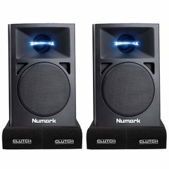 Powered Active Desktop Computer Recording DJ Monitor Speakers w Isolator Pads