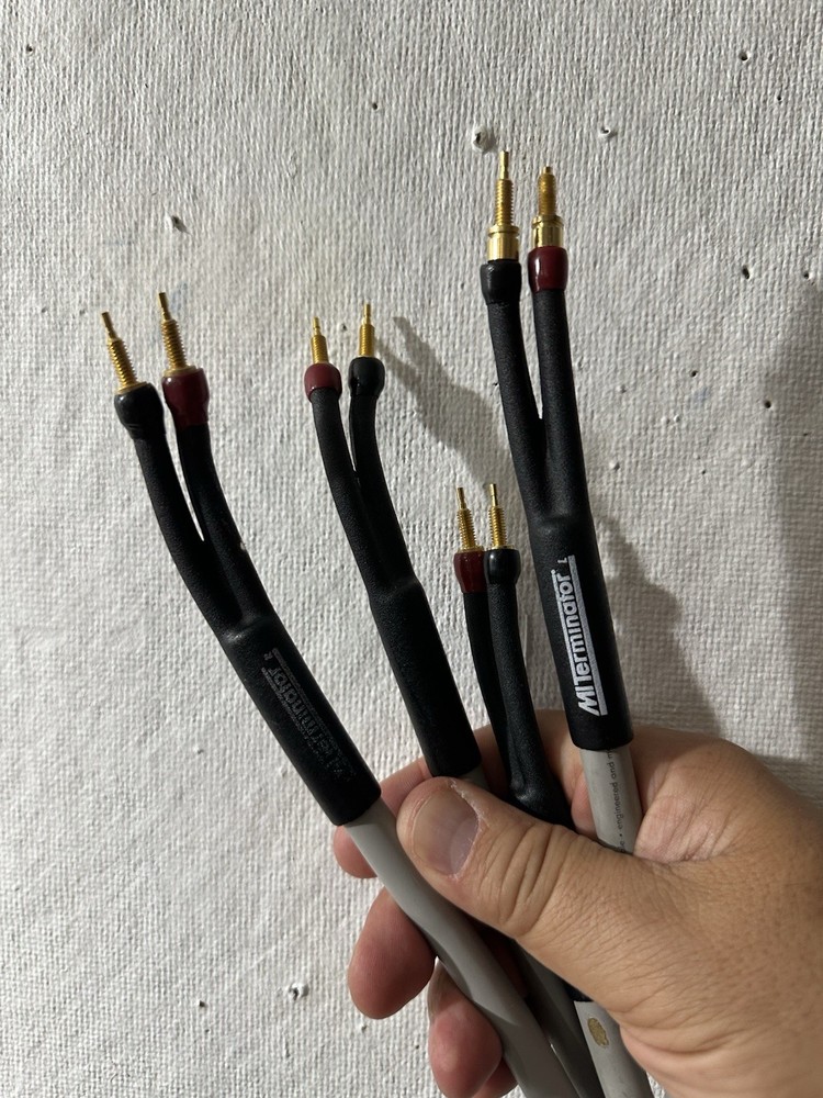 MIT Terminator 5 Bi-Wire Speaker Cable 10ft 12 AWG Gold-Plated Banana