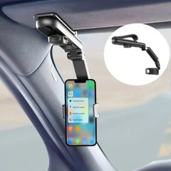 Car Phone Mount – Stylish Multi-Function Navigation Holder, Durable ABS Material