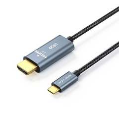 Acasis 4.9ft USB-C to HDMI Cable 4K@60Hz Braided Nylon & Aluminum Shell