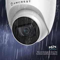 Amcrest UltraHD 5MP Turret PoE Outdoor Security IP Camera IP5M-T1179EW Warranty