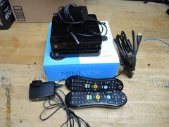 Two TiVo Mini VOX 4K UHD Black TCDA9500 Used