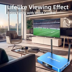 2025 SuperBox S6 Max Media Player Smart Box TV Box No monthly fees