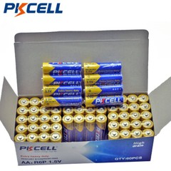 100Pcs 1.5V Heavy Duty AA Batteries R6P EN91 PC1500 Carbon-Zinc EXP.12/2025