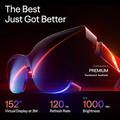 VITURE Luma Pro XR Glasses 152” 52° FOV 1200p Ultra Sharp Display (Regular Size)