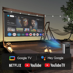 Mini DLP Projector 200 ANSI HD Video/Android 9.0 2GB + 32Gb/Touchpad/Tof Autofoc