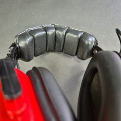 SoftComm Aviation Electronics Headset Child Size Red Volume Adjustment Tested