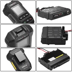 Radioddity DB50-B Mobile Radio 50W GPS APRS Bluetooth Multi-band TX RX APP MIC