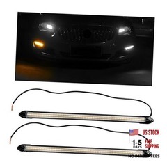 2 PCS Exterior Car LED Lights Flexible LED Daytime Running Light 13.5 Inches