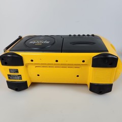 Sony CFD-980 ESP Sports Water Resistant Boombox CD Cassette AM/FM Yellow TESTED