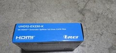 New- Orei 1×2 HDMI Extender Splitter 4K, Multiple Single Cable CAT6/7 4K@60Hz