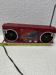 vtg Westminster model FS 2000 Mini red boombox 13” Working Hong Kong